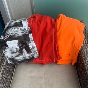 LIKE NEW set of 3 Polo Bathing Suits
